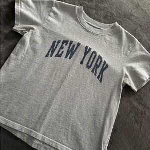 Brandy Melville Heather Gray New York Tee